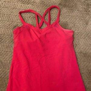 Lululemon bra top. Hot pink. Excellent condition.